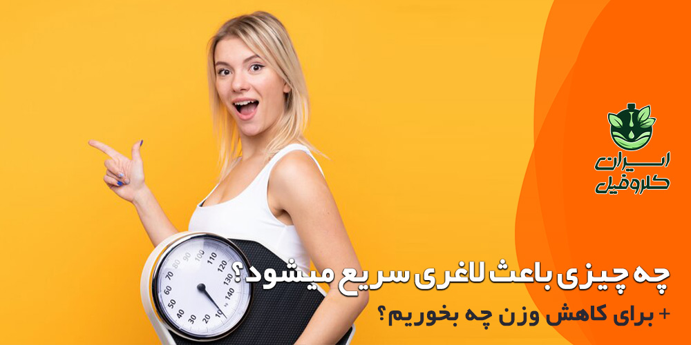 چه چیزی باعث لاغری سریع میشود؟ برای کاهش وزن چه بخوریم؟